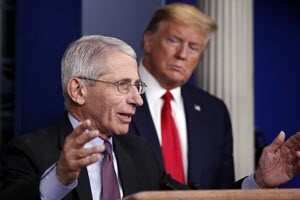 Dr Anthony Fauci disagrees with Trump