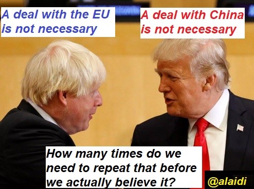 Trump & Johnson Ready for NO-deals - Tweet Boris Trump (Chart 1)